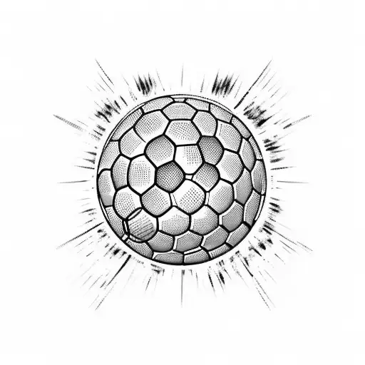 Soccer Ball On Fire On Movemnt