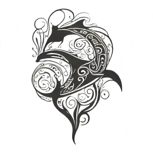 Only The Fluking Tail Of A Whale