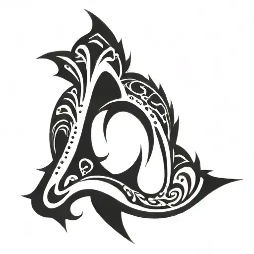 Fluking Tail Hawaiian Tribal