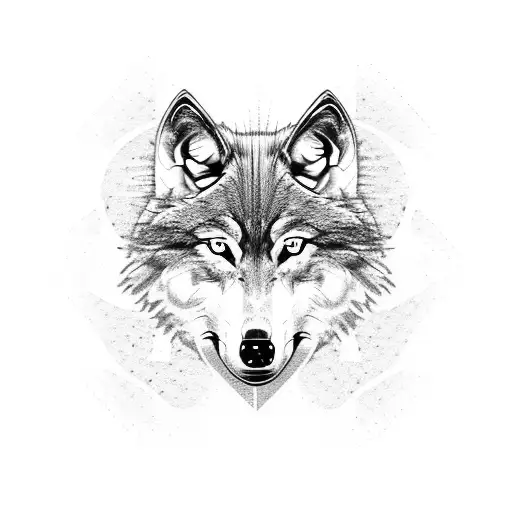 Wolf And Horse Heads