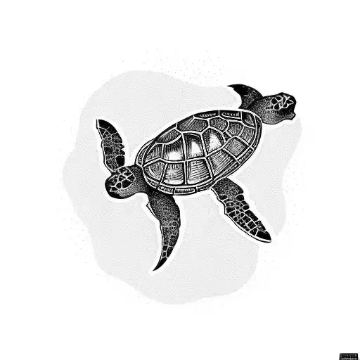 Hawaiian Turtle For Your Shoulder