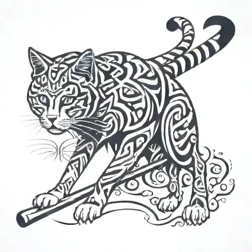 Cat Baseball Player