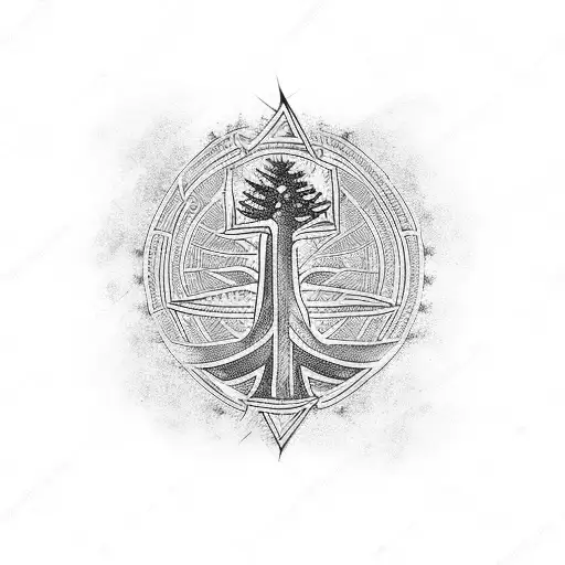 Christian Cross Tree Hill