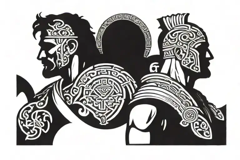 Ancient Rome Father And Son