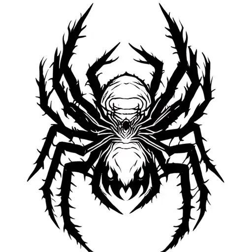 Evil And Witchy Looking Spider-god