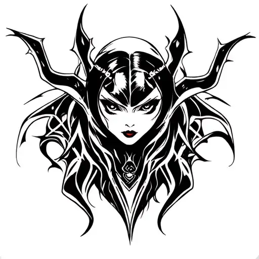 Witchy Looking Black Widow