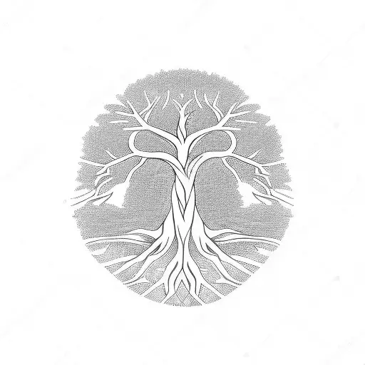 Tree Of Life With Roots