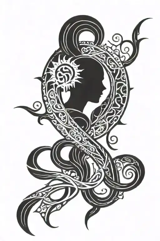 Virgo And Cancer Tatto Design Ideas