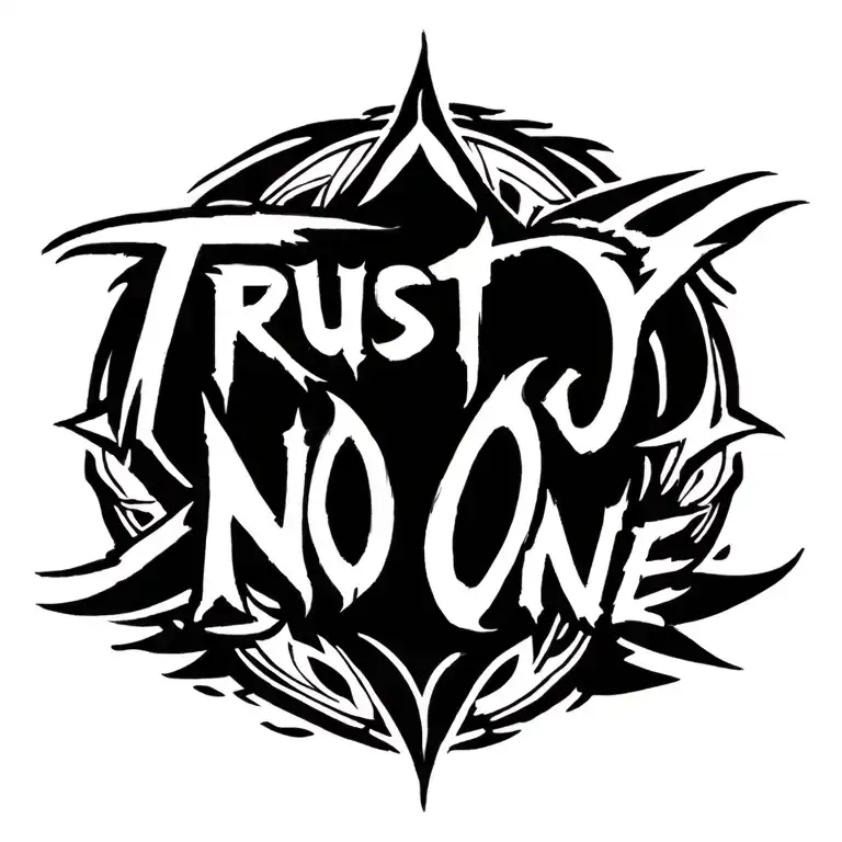 Trust No One Back