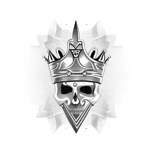 A Dagger Piercing Through A Crown