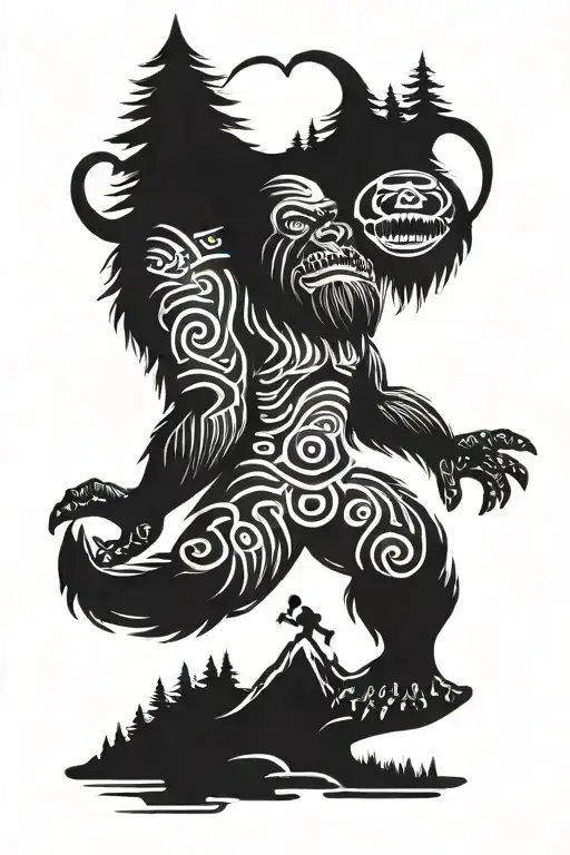 Ufo Abducting Bigfoot