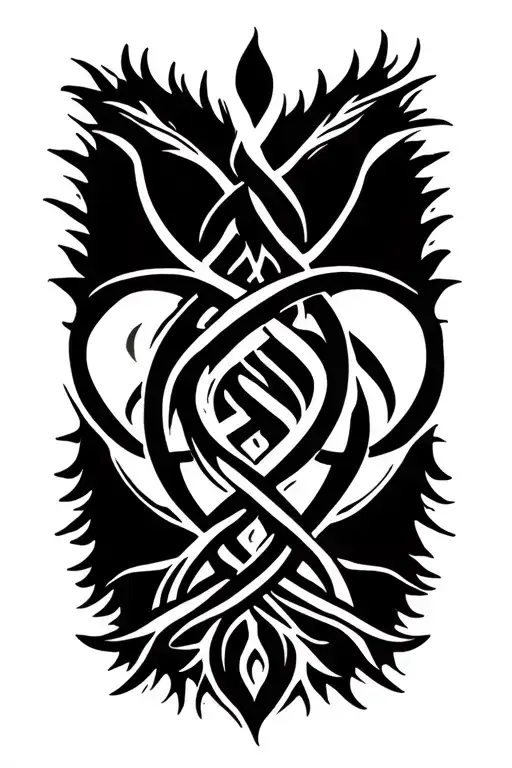 Celtic Knot Roots Surrounded