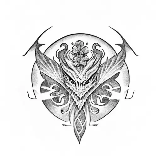 Little Dragon With Shamrock In Its Hand