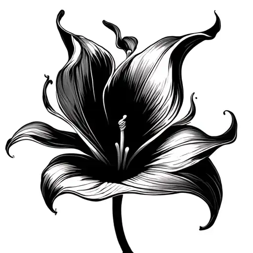 Calla Lily Flower Intertwined