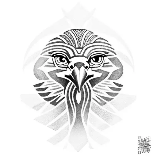 Maori Egyptian Eagle Cross