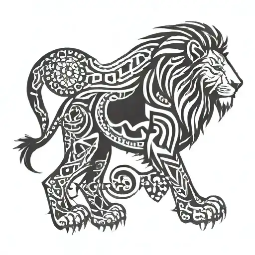 Loyalty With A Lion Surrounded