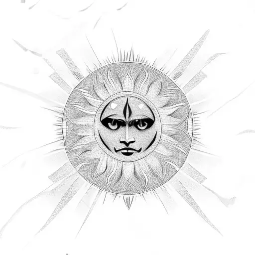 Half Sun And Half Moon