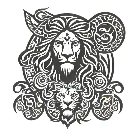 Jesus And A Lion