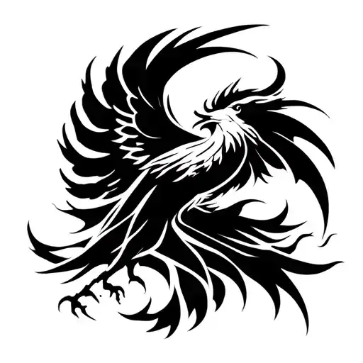 Phoenix Rising From The Ashes