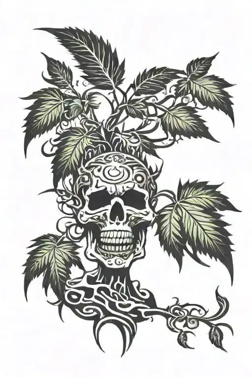 Horror And Cannabis Plant Growing