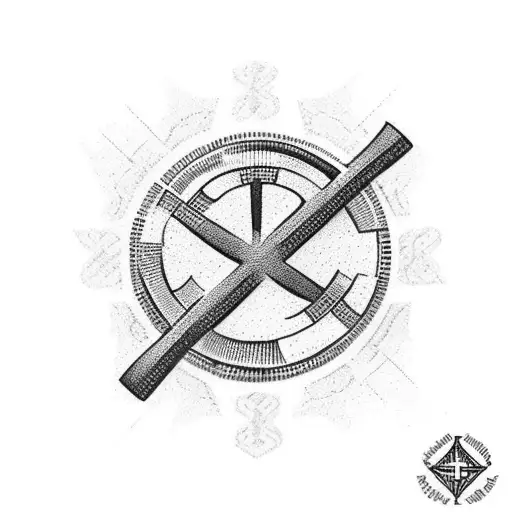 Cross Tattoo With Travel Planner 1998 Date Of Birth