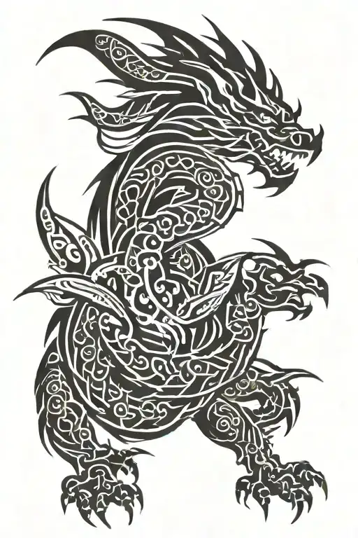 Dragon And Samurai