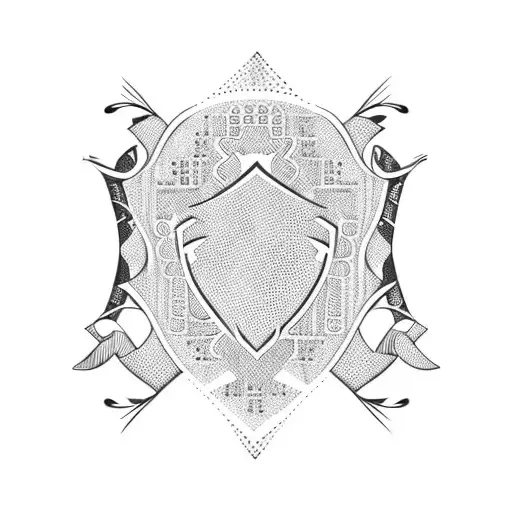 Nigerian African Tribal Chest And Sleeve Arm