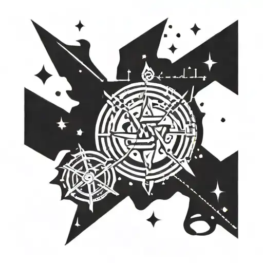Sagittarius And Scorpio Symbol Constellation