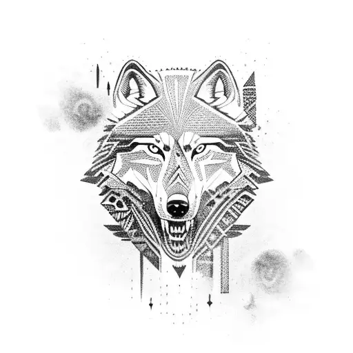 Alpha Wolf Leading The Pack Transformation