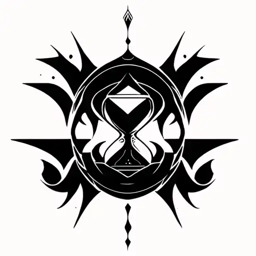 Emo Inspired Hourglass