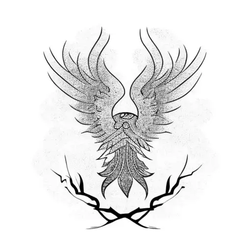 Oak Tree And Phoenix