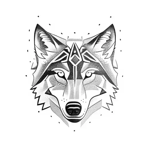 Forearm Full Tattoo With Wolf