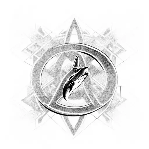 Hammerhead Shark Infinity Symbol