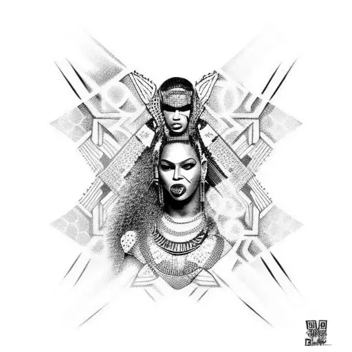 Beyonce With Bee Hive