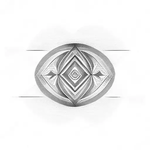 Trible Abstract Line Art