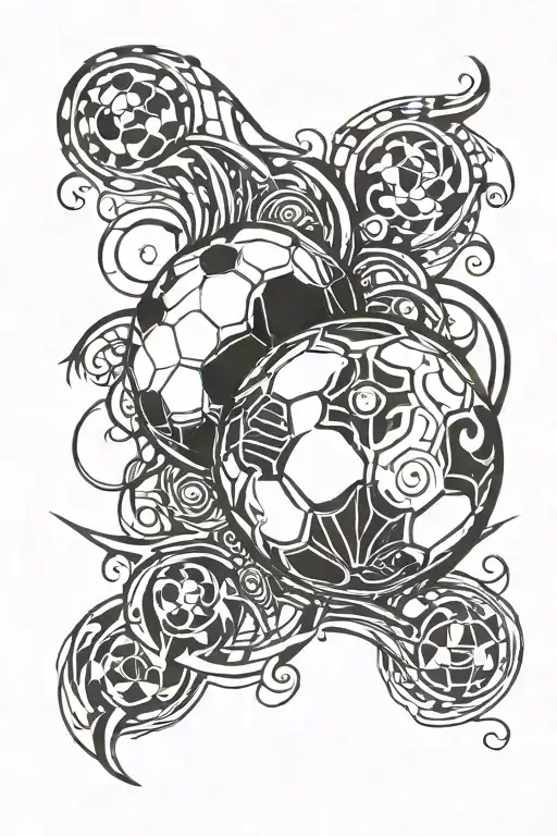 Soccer And Love Symbol