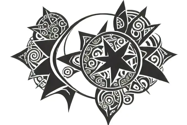 Circular Star Pattern