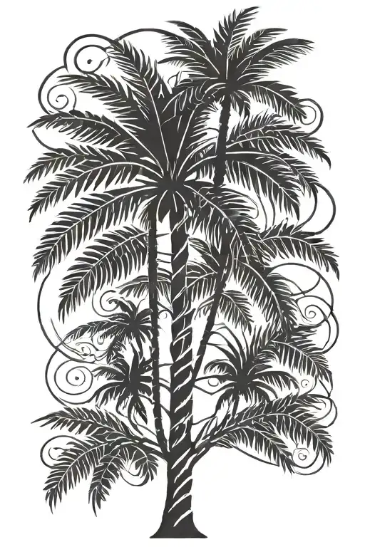 Palm Tree Silhouette