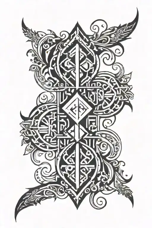 Birthdate Roman Numerals Intertwined