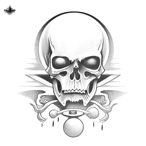 Grim Reaper Walking On Saturn