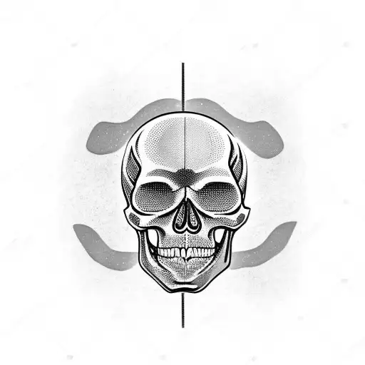 Skull With Brain Tumor