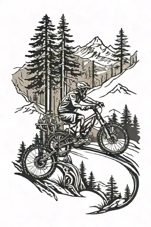 Sequoia And Mountain Biking Scene