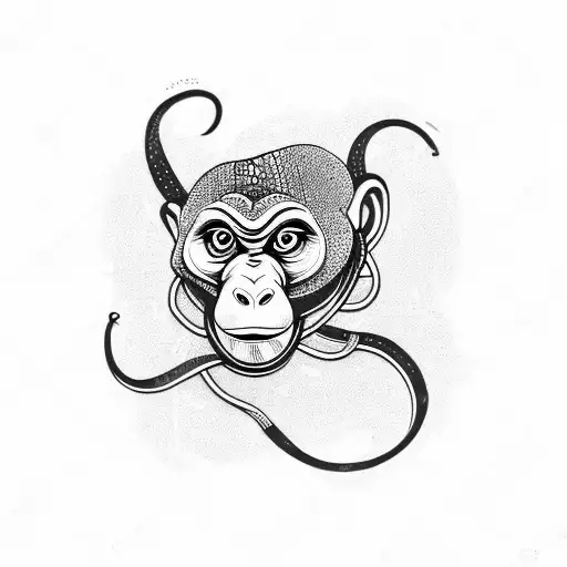 Boa Constrictor Kaa Is Hypnotising Monkey