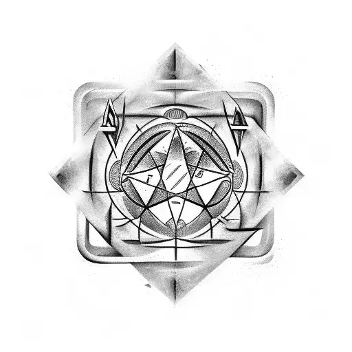 Alchemical Symbol Of Mastering Neural Networks