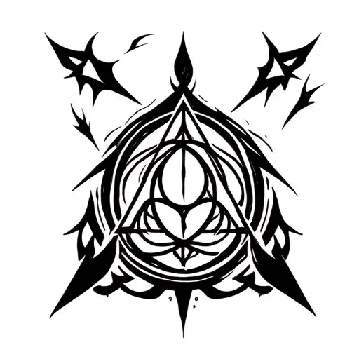 The Deathly Hallows Symbol