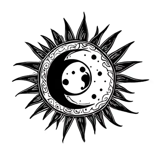 Sun With A Moon Inside