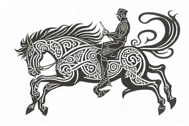 Celtic Horse Jumping