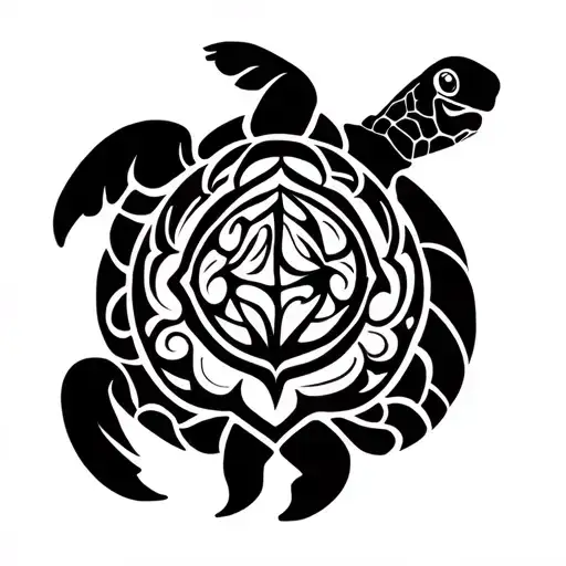 Mantra Rae With A Turtle Inside The Body Of The Mantra