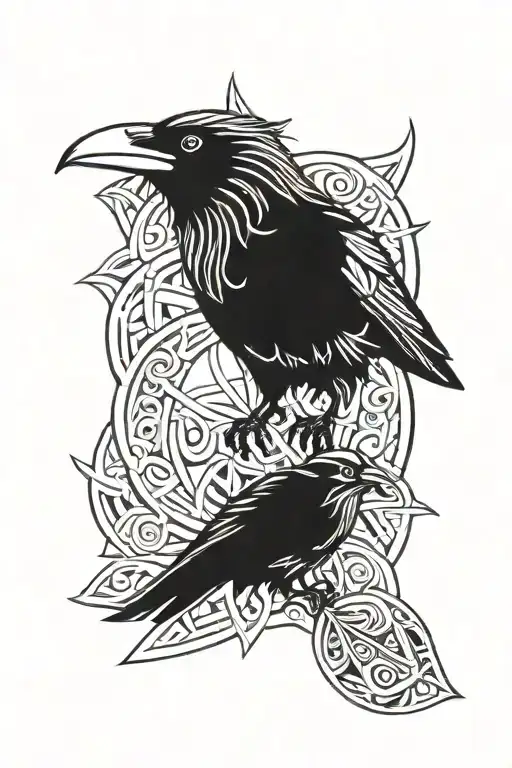 Raven Viking Amulet
