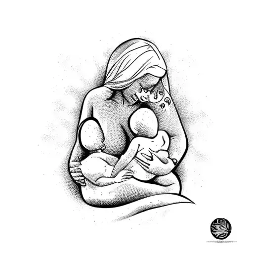 Breastfeeding Mother To A Son